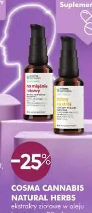 Ekstrakty ziołowe w oleju konopnym