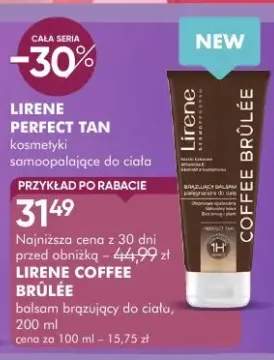 Balsam brązujący Lirene Coffee Brulée