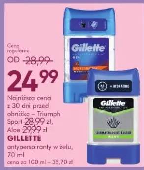 Antyperspiranty w żelu Triumph Sport 48h + Hydrating Aloe