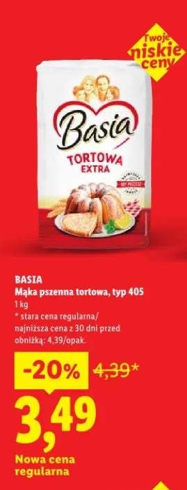 Mąka pszenna tortowa, typ 405