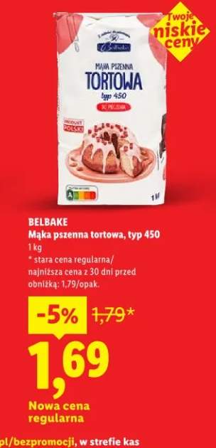 Mąka pszenna tortowa, typ 450