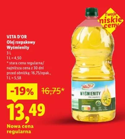 Olej rzepakowy wyśmienity