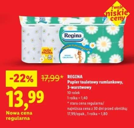 Papier toaletowy rumiankowy, 3-warstwowy