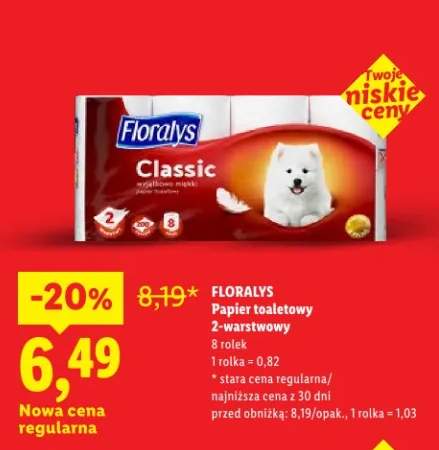 Papier toaletowy 2-warstwowy