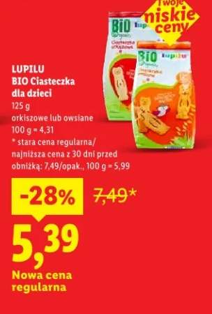 Ciasteczka dla dzieci Bio orkiszowe 