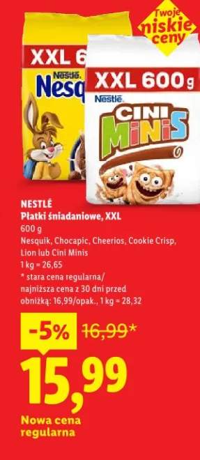 Płatki śniadaniowe, XXL Cini Minis