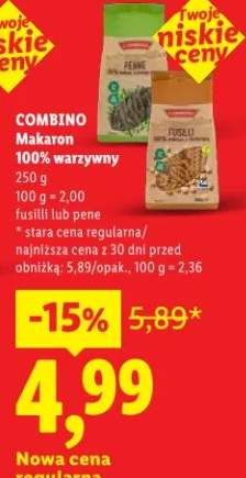 Makaron 100% warzywny penne
