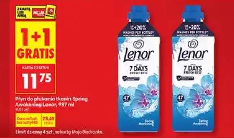 Płyn do płukania tkanin Spring Garden Lenor, 987 ml