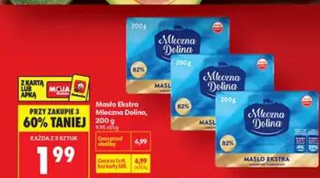 Masło Ekstra Mleczna Dolina, 200 g