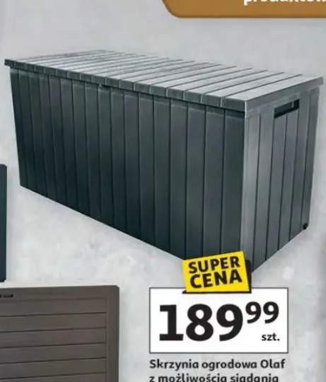 Skrzynia ogrodowa Olaf z możliwością siadania
