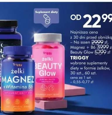 Suplement diety żelki Magneż + Witamina B6 Triggy Beauty Glow
