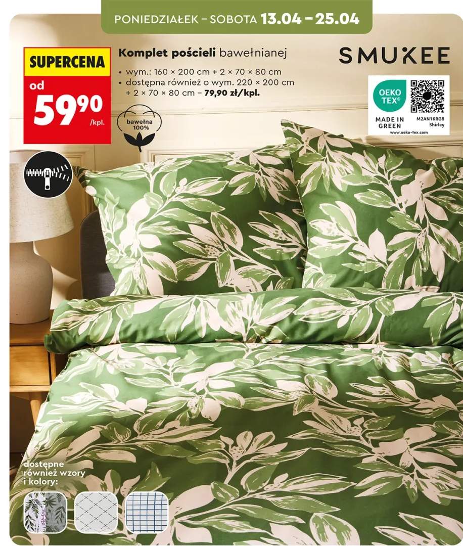 Komplet pościeli bawełnianej - cena od: