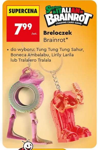 Breloczek Brainrot Boneca Ambalabu