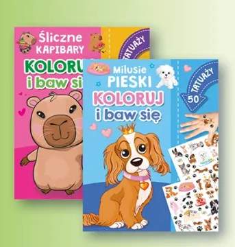 Kolorowanka Śliczne kaptbary koloruj i baw się