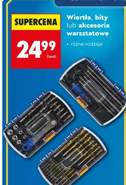 Wiertła, bity lub akcesoria warsztatowe