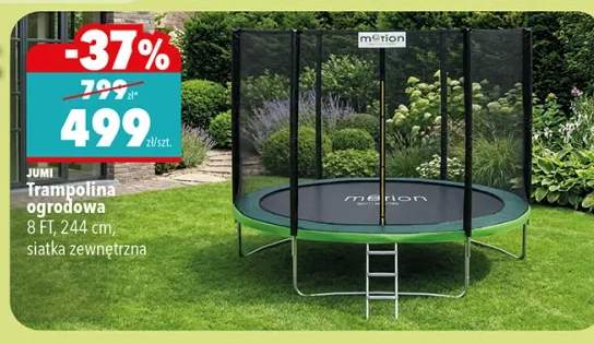 Trampolina ogrodowa 8 FT, 244 cm, siatka zewnętrzna