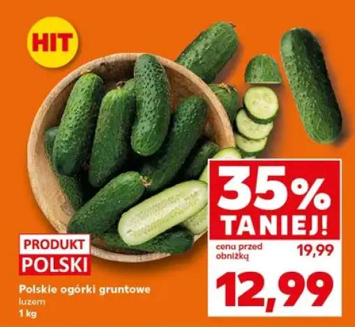 Ogórki gruntowe luzem