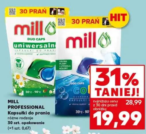 Kapsułki do prania różne rodzaje 30szt.