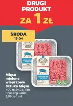 Mięso mielone wieprzowe sztuka mięsa