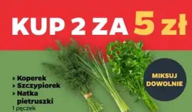 Koperek, Szczypiorek, Natka pietruszki