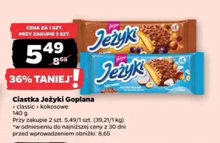 Ciastka Jeżyki Goplana classic
