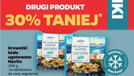 Krewetki białe ugotowane Navita