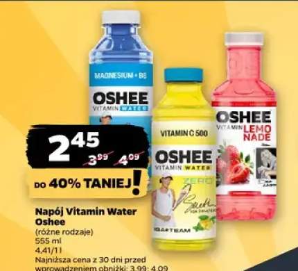 Napój Vitamin Water różne rodzaje