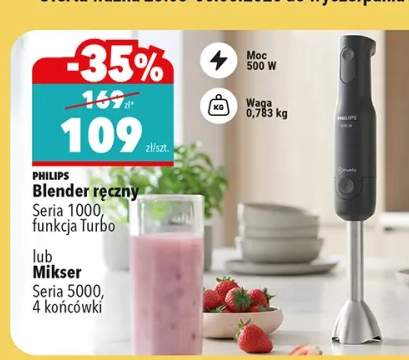 Blender ręczny Seria 1000, funkcja Turbo