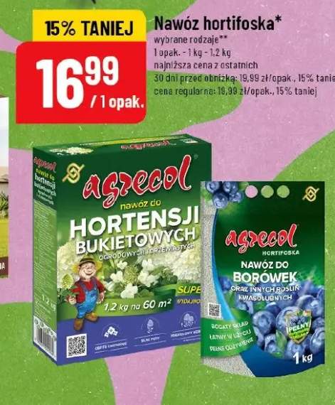 Nawóz hortifloska wybrane rodzaje