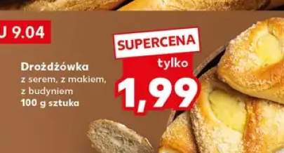 Drożdżówka z serem, z makiem, z budyniem