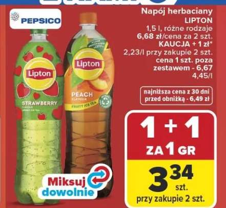 Napój herbaciany Lipton Peach
