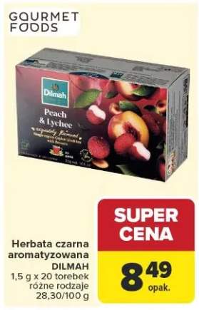 Herbata czarna aromatyzowana Peach & Lychee
