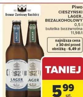 Piwo Lager bezalkoholowy