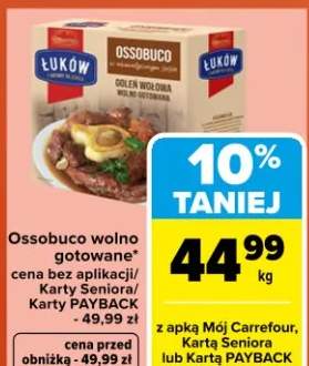 Ossobuco wołowe gotowane