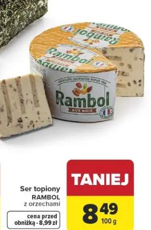 Ser topiony RAMBOL z orzechami