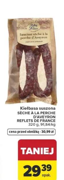 Kiełbasa suszona SECHE A LA PERCHE D'AVEYRON REFLETS DE FRANCE