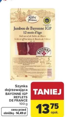 Szynka dojrzewająca BAYONNE IGP REFLETS DE FRANCE