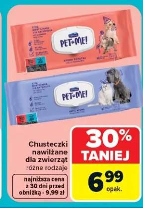 Chusteczki nawilżane dla zwierząt różne rodzaje