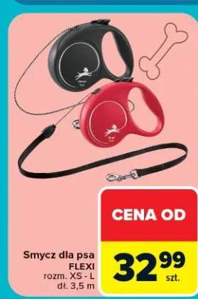 Smycz dla psa rozm. XS - L, dł. 3,5 m