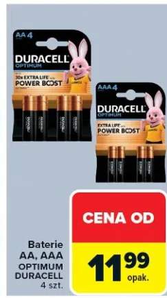 Baterie AA, AAA optymalna moc, 4 szt.