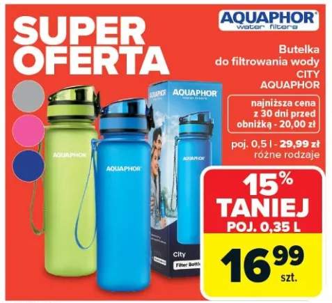 Butelka do filtrowania wody City