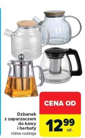 Dzbanek z zaparzaczem do kawy i herbaty