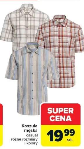 Koszula męska casual różne rozmiary i kolory
