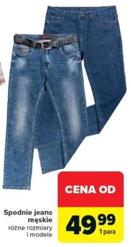 Spodnie jeans męskie różne rozmiary i modele