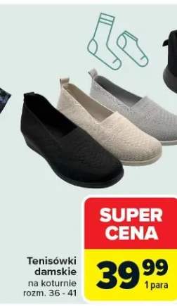 Tenisówki damskie na koturnie