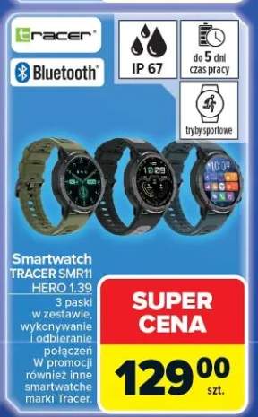 Smartwatch TRACER SMR11 HERO 1.96 3 paski