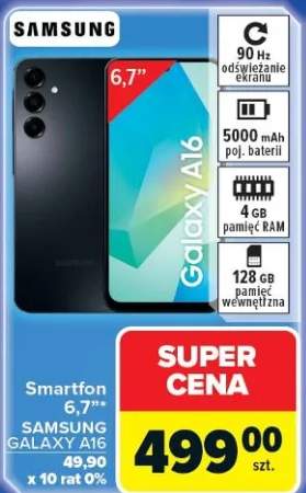 Smartfon 6,7'' SAMSUNG GALAXY A16
