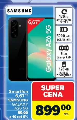 Smartfon 6,67'' SAMSUNG GALAXY A26 5G