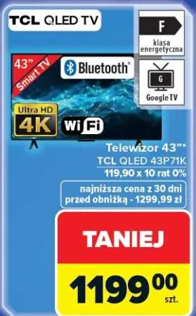 Telewizor 43'' QLED 43P71K