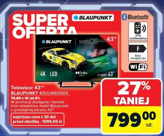 Telewizor 43" 43ULW6000S